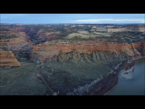 Ruby Canyon, Colorado from the air