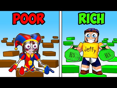 Insane Rich vs Poor Obby with Jeffy & Marvin in Roblox!