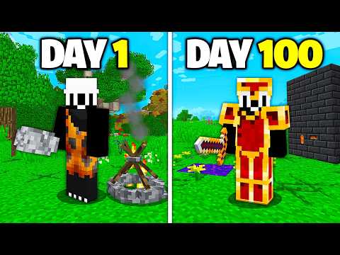 I Survived 100 Days in SEVTECH Minecraft...