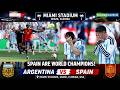 Spain Beat Argentina 1 0 In FIFA World Cup 2026 Final Full Match Highlights Spain Fans Reaction