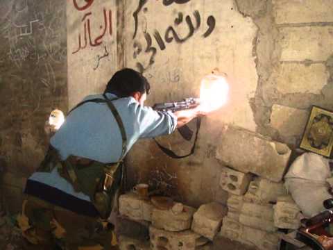 رباط مقاتلي لواء درع الرحمن في جبهة قطع طريق مورك