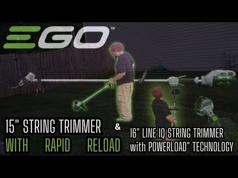 Ego String Trimmer/ Rapid Reload and Line IQ Review