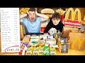 BROTHER'S TRY EVERYTHING ON THE MCDONALD'S MENU