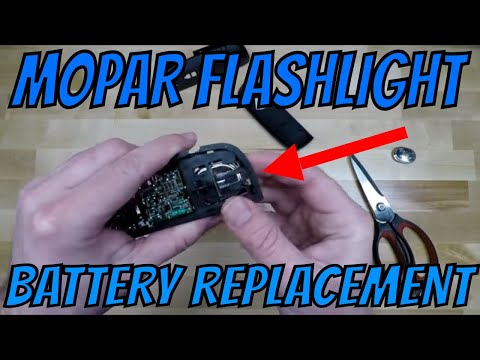 How to Replace the Mopar Factory Flashlight Battery in Minutes CHEAP!