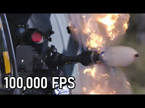 Firing a 12.7x 99 Cal HECATE II Rifle at 100,000fps