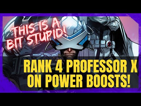 6 Star Rank 4 Professor X On Power Boosts Is A Bit Bonkers! Courtesy To Nitro Man!