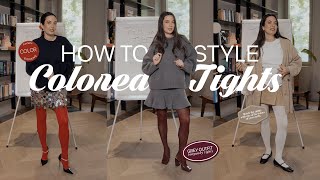 Calzedonia HOW TO STYLE COLORED TIGHTS