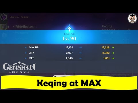 Keqing - Journey from Lv. 80 to Lv. 90 | Genshin Impact