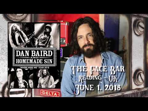 Dan Baird and Homemade Sin The Face Bar Reading UK June 1 2018