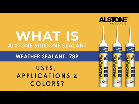 Alstone WS-789 Weather Silicone Sealant, 300 ml