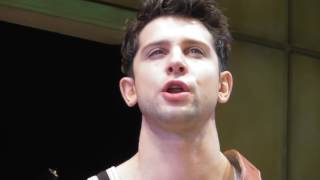 Million Dollar Quartet cast singing Down by the Riverside in a Press get-together at the T