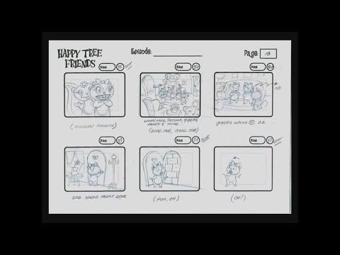 Happy Tree Friends TV Series Episode 9B - Home is Where the Hurt Is - Storyboards