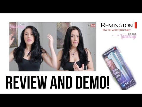 Tiesinimo žnyplės for hair REMINGTON S9600 (46W, red color) video
