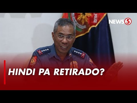 Gen. Nicolas Torre III, iginiit na hindi pa siya retired sa PNP