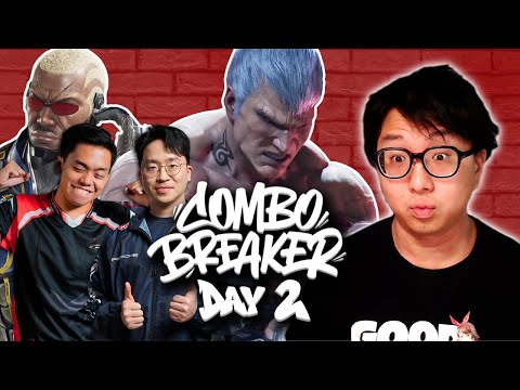 KNEE IS CLIP FARMING!!?? - PhiDX Watches Tekken @ Combo Breaker 2025 - Day 2