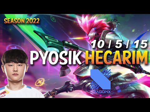 DRX Pyosik HECARIM vs LILLIA Jungle - KR Ranked