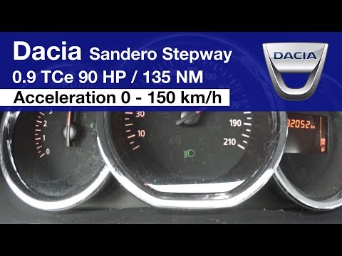 Thumbnail for Dacia Sandero Stepway 0.9 TCe 90 Acceleration 0 - 150 km/h by Dacia Sandero