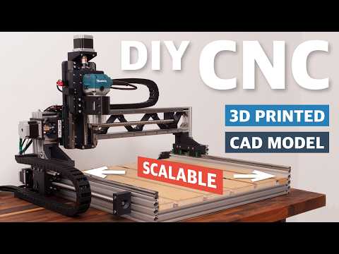 DIY 3D Printed CNC Cuts Metal with 0.05mm Accuracy - Complete Build