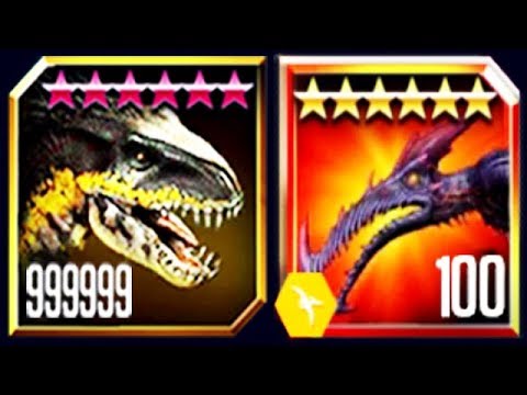 LEVEL 999,999 INDORAPTOR vs LEVEL 100 PHOENIX 44 BOSS LIVE!!! (JURASSIC WORLD)