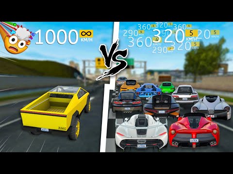 Extreme Car Driving Simulator || ALL CAR'S VS CYBERTRUCK 🤯