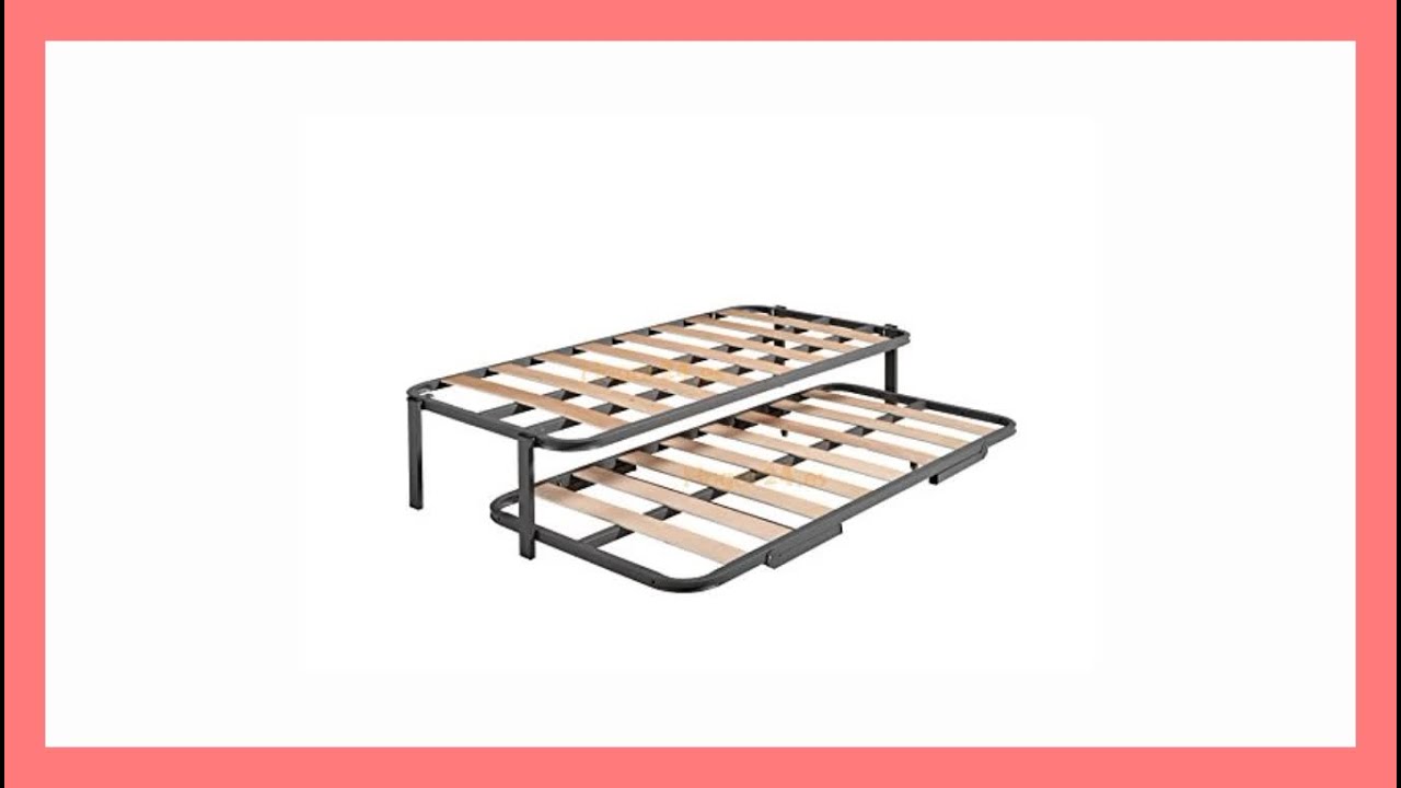 🔴  Hogar 24 Cama Nido con 2 somieres Estructura Reforzada Doble Barra Superior + Patas, Acero