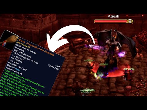 How to Defeat Atiesh in Stratholme for the Atiesh, Greatstaff of the Guardian Quest - WoW SoD
