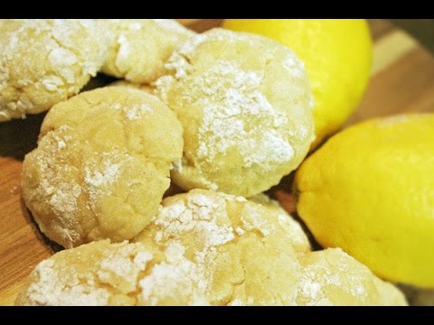 Lemon Butter Button Cookies Recipe - How to Make Lemon Crinkle Cookies