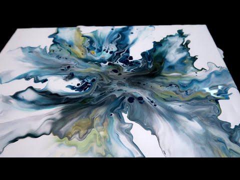 Large Canvas Dutch Pour | Acrylic Pour on TWO Big Canvas