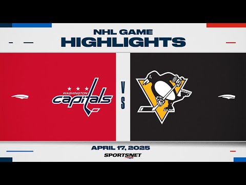 NHL Highlights | Capitals vs. Penguins - April 17, 2025