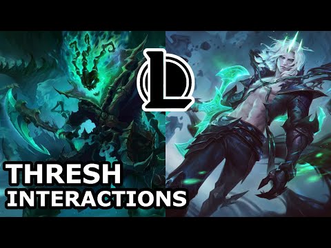 Thresh Interactions with Other Champions | VIEGO WAS NOT SURPRISED | League of Legends Quotes