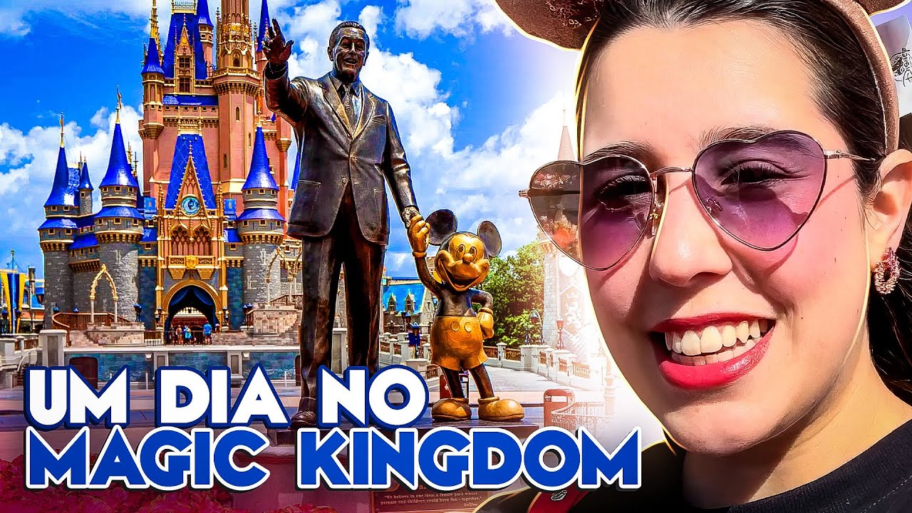 CHEGAMOS NO MAGIC KINGDOM! | Vlog Disney