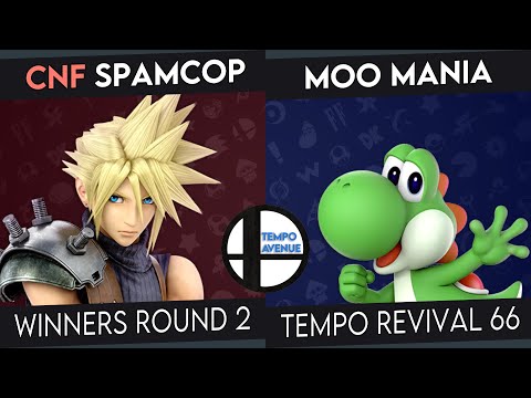 Tempo Revival 66 - SpamCop (Cloud) Vs. Moo Mania (Yoshi) - WR2 - Smash Ultimate