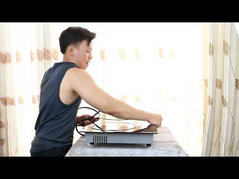 Bếp đôi điện từ hồng ngoại Sunhouse SHB8609 - Hàng chính hãng