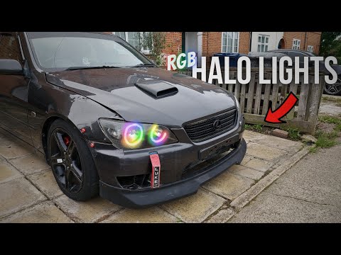 INSTALLING RGB HALO LIGHTS ON MY LEXUS IS200! - TUTORIAL [EP19]
