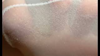 Nylon Feet Up Close POV #closeup  #nylon  #feet  #pov