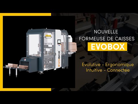 Formeuse de caisses ergonomique et connectée 4.0, avec cadence élevée et maintenance réduite - Evobox_3