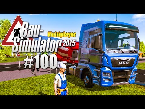 Bau-Simulator 2015 Multiplayer #100 - Das letzte Brückenelement! CONSTRUCTION SIMULATOR