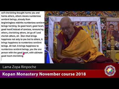 20181208 1530 LZR Kopan  - Importance of subduing one’s mind. Most important education for children