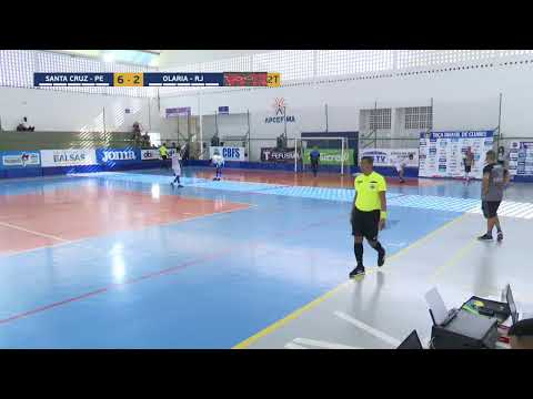 SANTA CRUZ (PE) x OLARIA (RJ) - TAÇA BRASIL FUTSAL SUB 17 - QUARTAS DE FINAL
