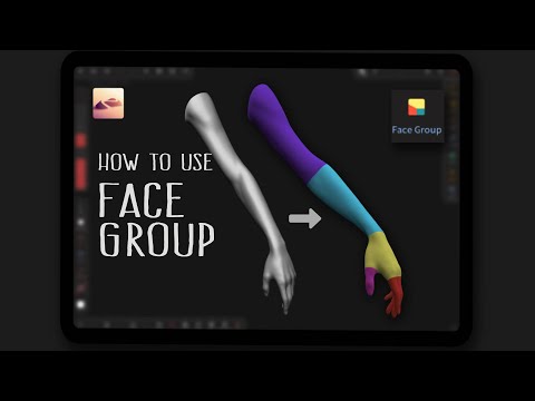 How To Use Face Group | Nomad Sculpt Tutorial
