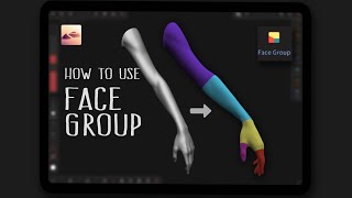How To Use Face Group | Nomad Sculpt Tutorial