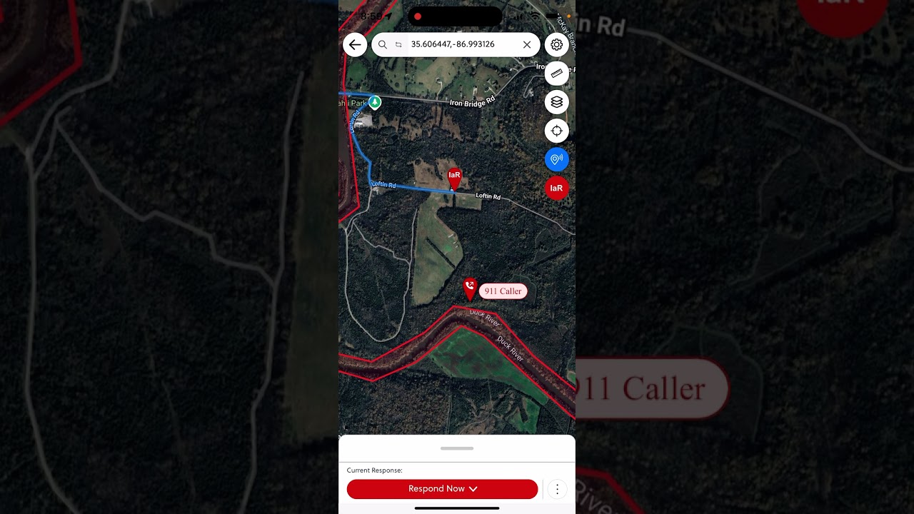 IAMRESPONDING APP how to use RAPIDSOS and tracking on calls.
