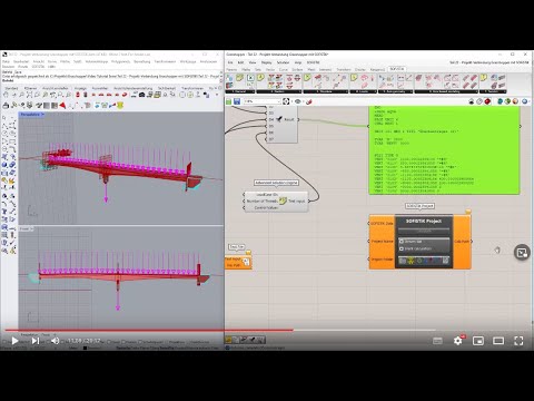 GH Tutorial Teil 22 - Projekt Verbindung Grasshopper SOFiSTiK:  Parametrische Spannbetonbrücke