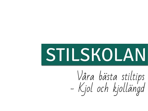 STILSKOLAN E42 Våra bästa stiltips - Kjol och kjollängd