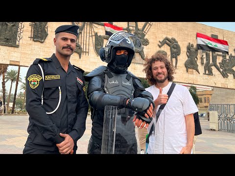 What happens if you take a picture with a policeman in IRAQ? 👮🏽‍♂️🇮🇶 | Ur Imam Ali