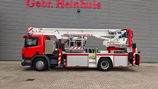 منصة رافعة للمطافئ Scania P114 G 340 4x2 Bronto Skylift F27HDT 2000 | صورة 4 - Autoline