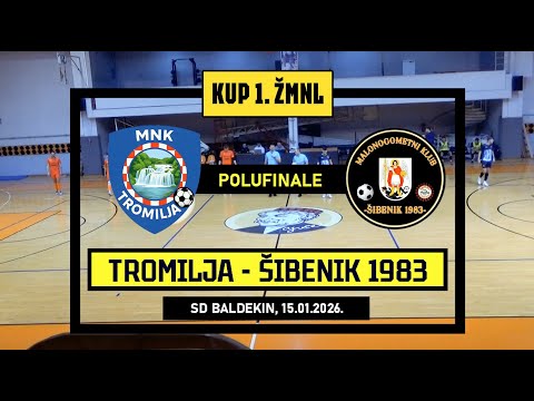KUP 1. ŽMNL: TROMILJA - ŠIBENIK 1983  1:1 - pen 3:1, 15.01.2026.
