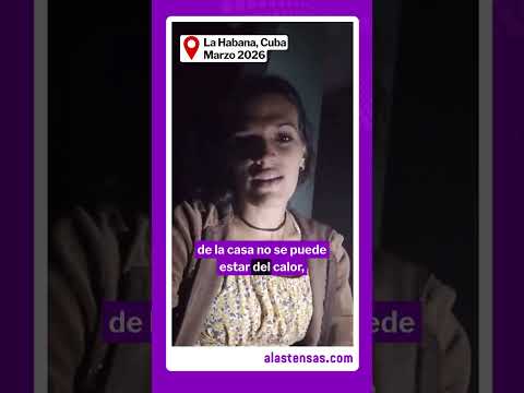 Madre cubana relata noches de apagón, y el temor a expresarse