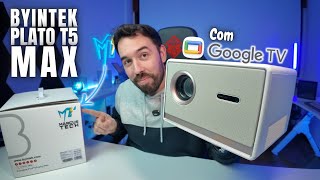 CHEGOU O PROJETOR BYINTEK PLATO T5 MAX - DESENVOLVIDO EM PARCERIA COM O CANAL MARCUS TECH