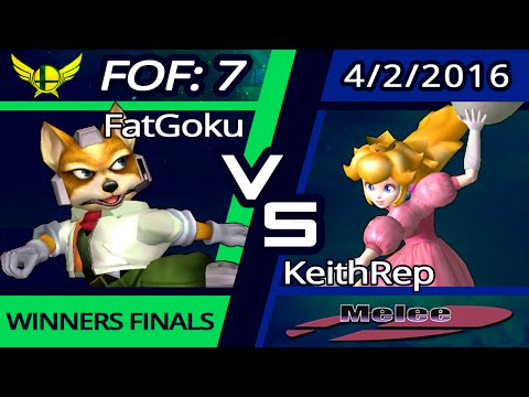 SPD | FatGoku (Fox) vs. KeithRep (Peach) | SSBM Top 24 WF | FoF7